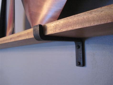 rustic metal brackets for shelves